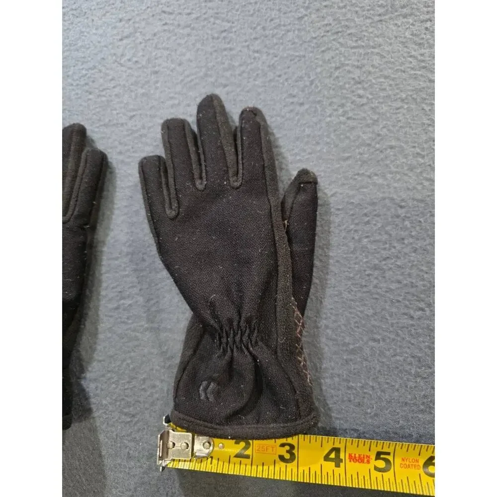 Glabse black fabric gloves A010143